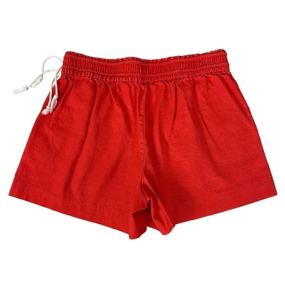 J. Crew Tie Side Drawstring Pull On Shorts size Small - Picture 2 of 7